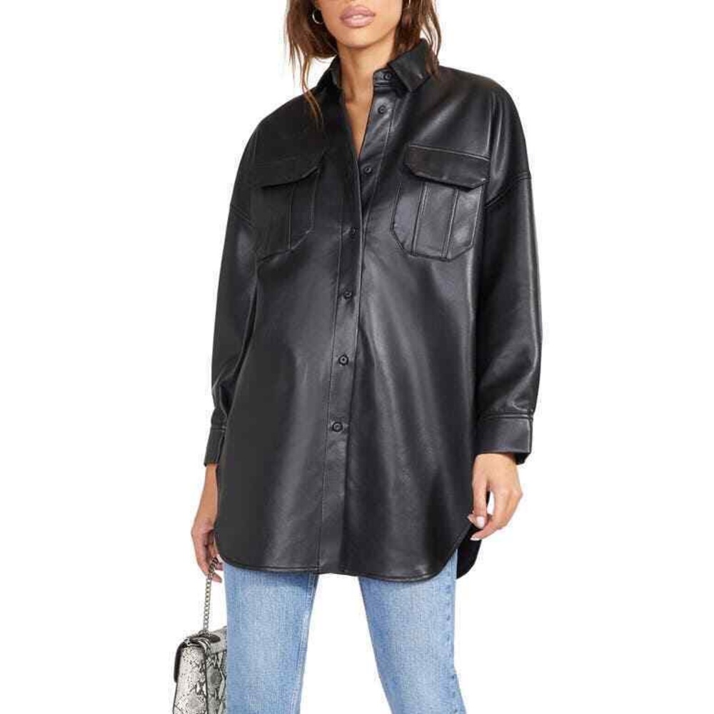 *NEW* BB Dakota Vegan Oversized Shirt/ Shacket (Sz S)
